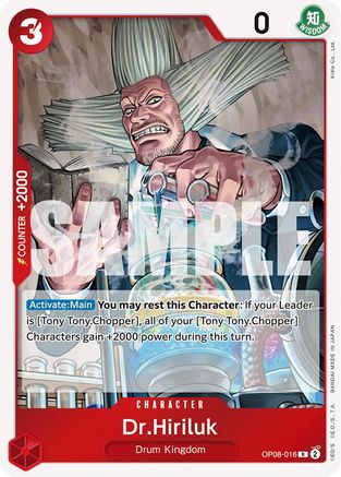 Dr.Hiriluk (OP08-016) - Rare