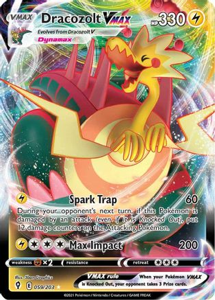 Dracozolt VMAX 059 - Holofoil - Ultra Rare