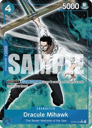 Dracule Mihawk (ST03-005) (Full Art) (ST03-005) - Common