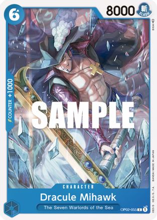 Dracule Mihawk (OP02-055) - Common