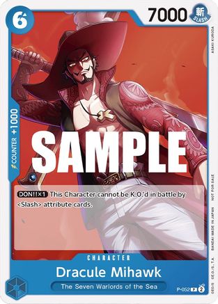 Dracule Mihawk (Sealed Battle Kit Vol. 1) (P-052) - Promo