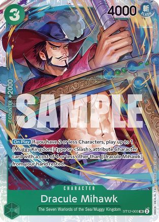Dracule Mihawk (ST12-003) - Super Rare