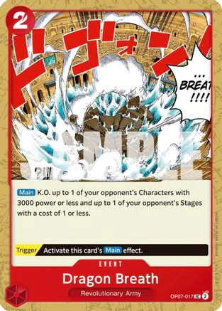 Dragon Breath (OP07-017) - Uncommon