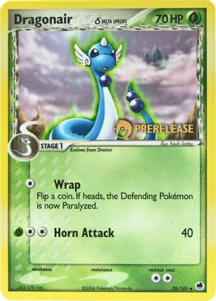 Dragonair (Delta Species) - 28/101 (Prerelease)/101 - Promo