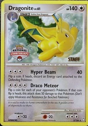 Dragonite - 2/146 (National Championships) [Staff]/146  - Promo