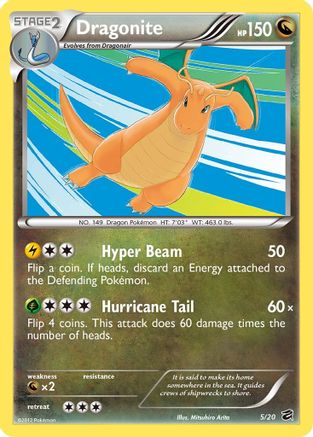 Dragonite - 5/20 (Dragon Vault)/20 - Holofoil - Promo