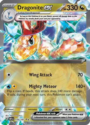 Dragonite ex 159 - Holofoil - Double Rare