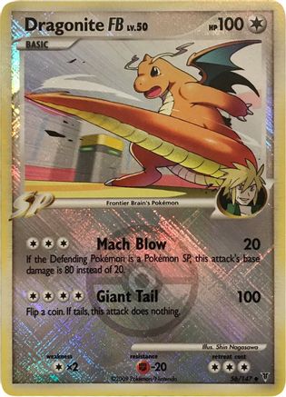 Dragonite FB (League Promo) 056/147 - Reverse Holofoil - Promo