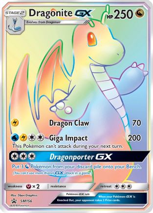 Dragonite GX - SM156 - Holofoil - Promo