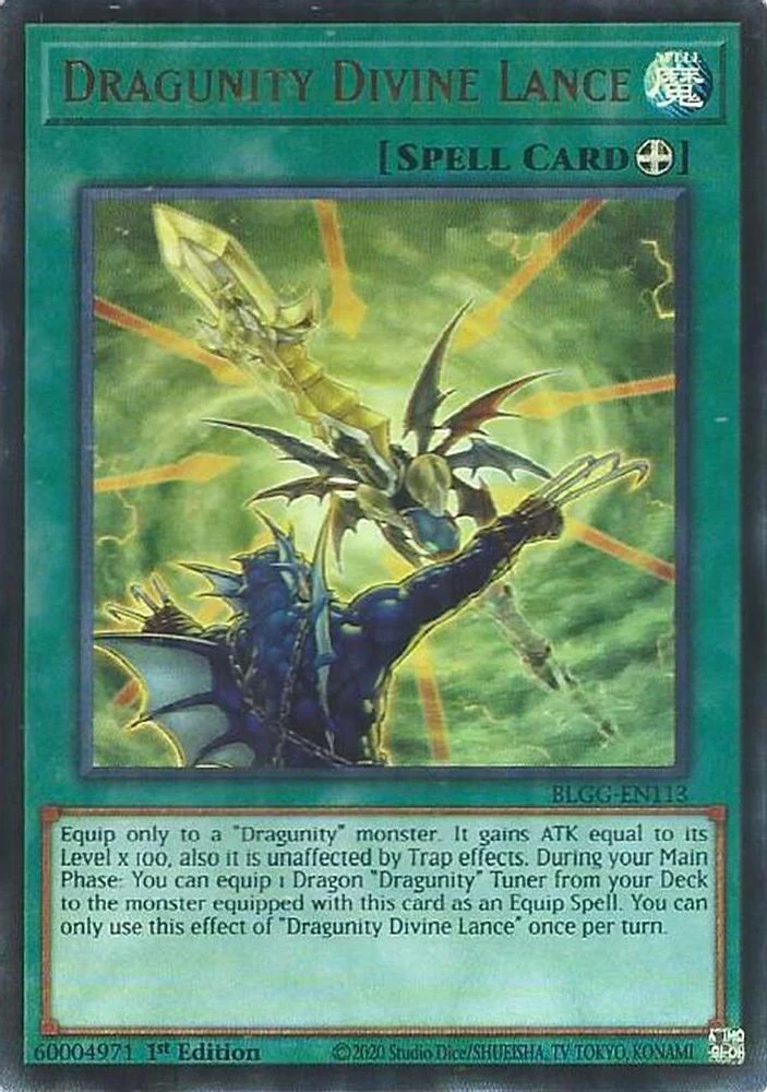 Dragunity Divine Lance (BLGG-EN113) - Ultra Rare
