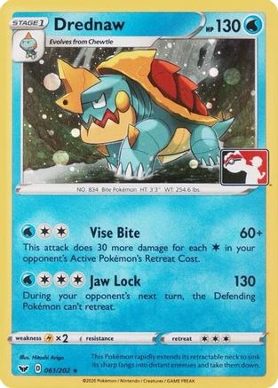Drednaw (League Promo) 061/202 - Holofoil - Promo
