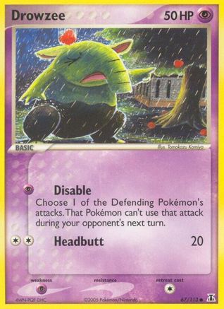 Drowzee 067 - Reverse Holofoil - Common