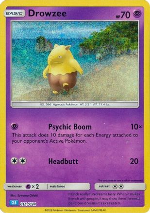 Drowzee 011 - Holofoil - Classic Collection