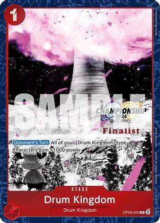 Drum Kingdom (Championship 2024 Finalist Card Set Vol. 2) (OP08-020) - Common