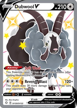 Dubwool V SV120 - Holofoil - Shiny Holo Rare