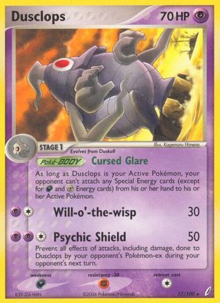 Dusclops/100 - Reverse Holofoil - Rare