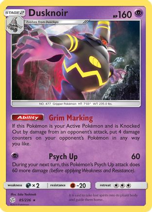 Dusknoir - Holofoil - Holo Rare