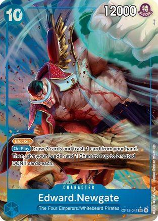 Edward.Newgate (Alternate Art) (OP13-042) - Super Rare