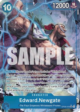 Edward.Newgate (Parallel) (OP08-043) - Super Rare