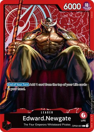 Edward.Newgate (Special Goods Set -Former Four Emperors-) (OP02-001) - Leader