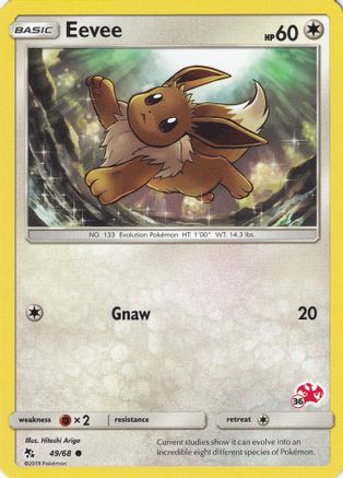 Eevee (#36 Charizard Stamped) 049/068 - Promo