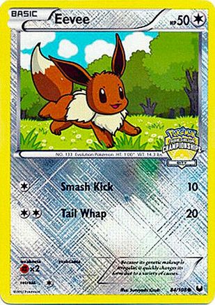 Eevee (City Championships) 084/108 - Reverse Holofoil - Promo