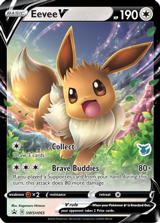 Eevee V (Eevee Stamped) SWSH065 - Holofoil - Promo