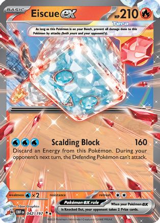 Eiscue ex 042 - Holofoil - Double Rare