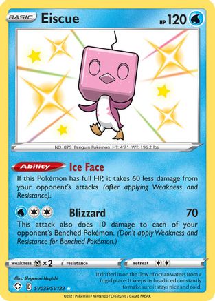 Eiscue SV035 - Holofoil - Shiny Holo Rare