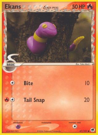Ekans (Delta Species) 047 - Reverse Holofoil - Common