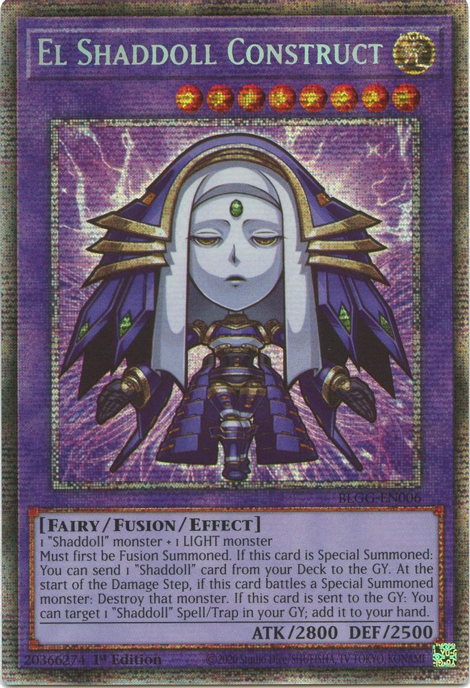 El Shaddoll Construct (Starlight Rare) (BLGG-EN006) - Starlight Rare