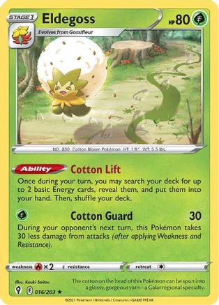Eldegoss - 016/203/203 - Promo