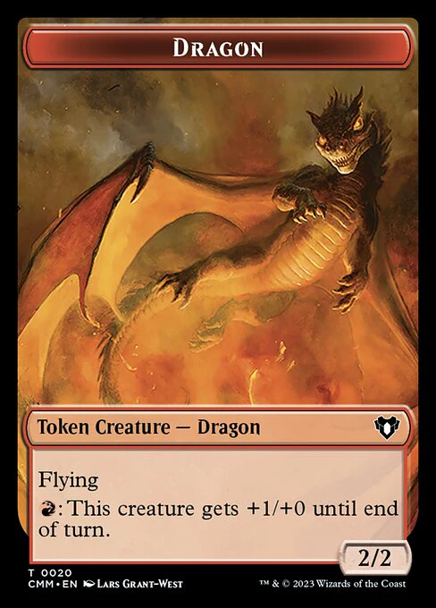 Eldrazi // Dragon (0020) Double-Sided Token [Commander Masters Tokens] - Image 2