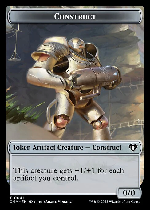 Eldrazi Spawn // Construct (0041) Double-Sided Token [Commander Masters Tokens] - Image 2