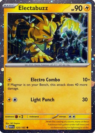 Electabuzz (Cosmos Holo) 125/165 - Holofoil - Promo
