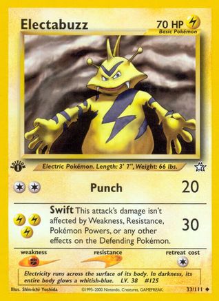 Electabuzz 033 - 1st Edition - Uncommon