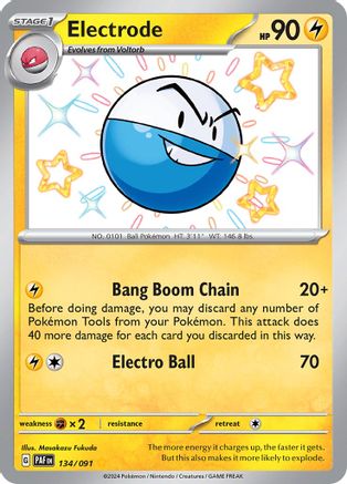 Electrode 134  - Holofoil - Shiny Rare