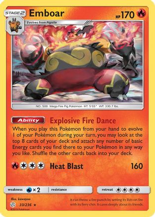 Emboar 033 - Rare