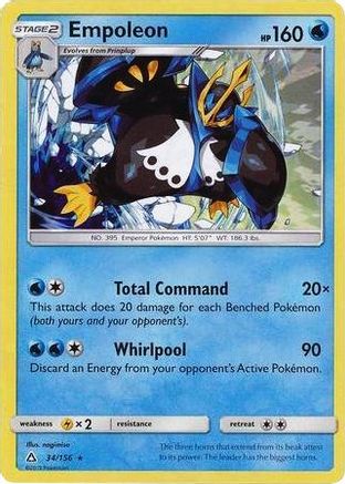Empoleon - 34/156 (Cracked Ice Holo)/156 - Holofoil - Rare