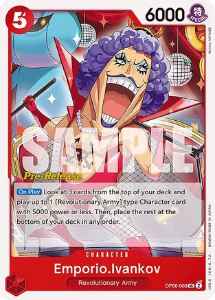 Emporio.Ivankov (OP06-003) - Uncommon