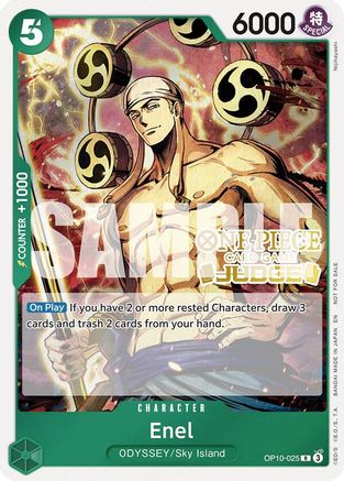 Enel (Judge Pack Vol. 6) (OP10-025) - Rare