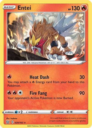 Entei 020 - Holofoil - Holo Rare