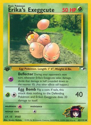 Erika's Exeggcute (43) (43) 043 - 1st Edition - Uncommon