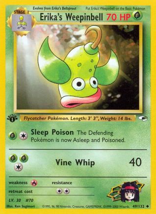 Erika's Weepinbell (49) (49) 049 - 1st Edition - Uncommon