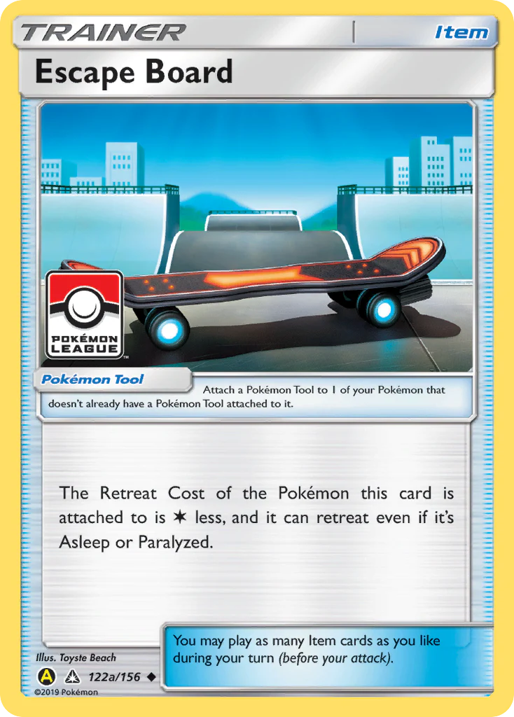 Escape Board (Pokemon League) 122a/156 - Reverse Holofoil - Promo