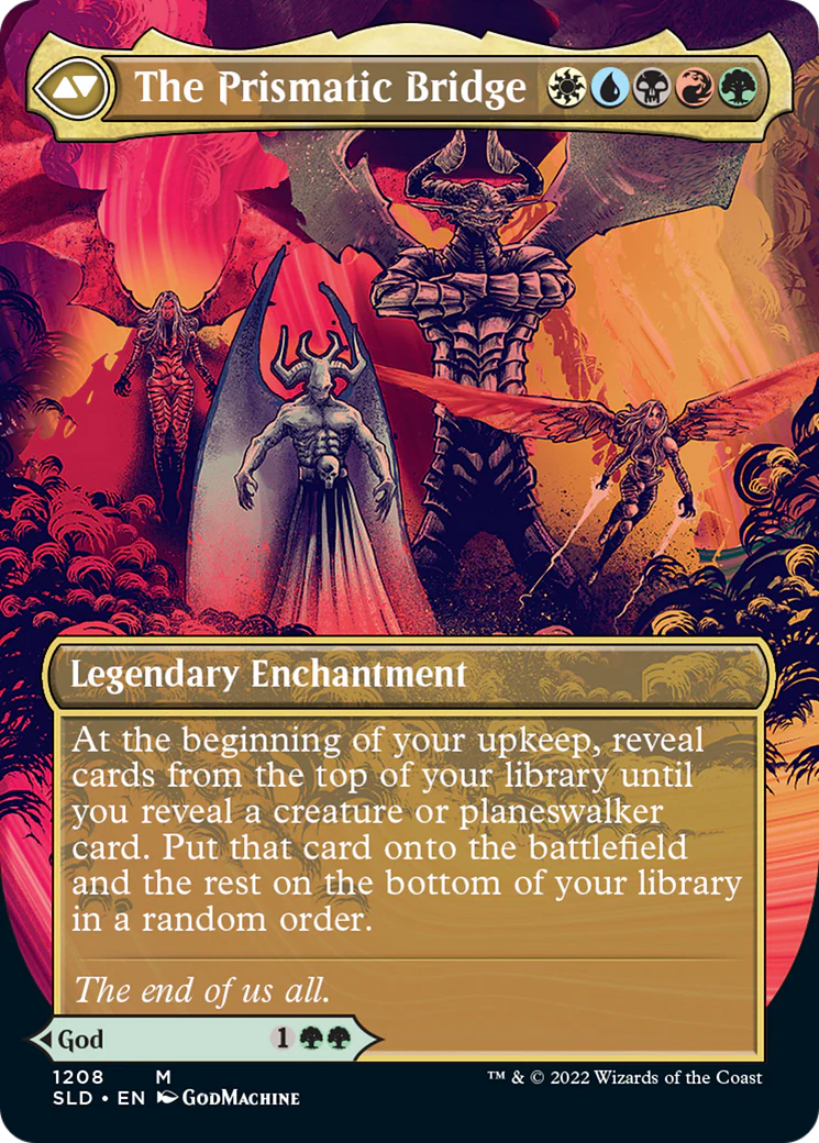 Esika, God of the Tree (Display Commander) - Thick Stock (SLD-1208) - Secret Lair Drop (Borderless) - Image 2