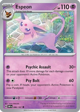 Espeon 086 - Uncommon