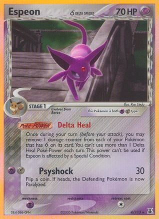 Espeon (Delta Species) - Reverse Holofoil - Holo Rare