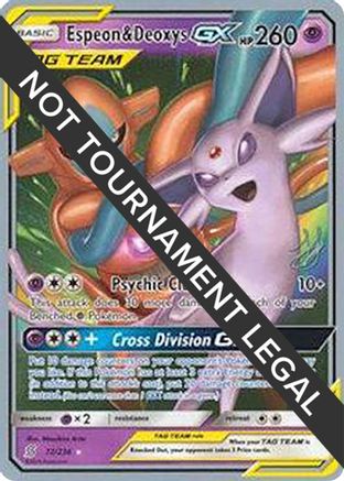 Espeon & Deoxys GX - 2019 (Henry Brand) 072 - Ultra Rare