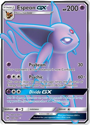 Espeon GX (Full Art) 140 - Holofoil - Ultra Rare